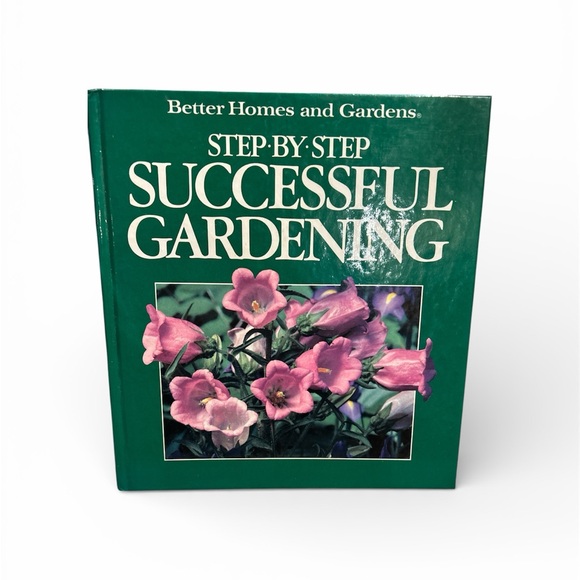 Better Homes And Gardens Other - Vintage Better Homes and Gardens Step-by-Step Gardening Book - Green and Pink